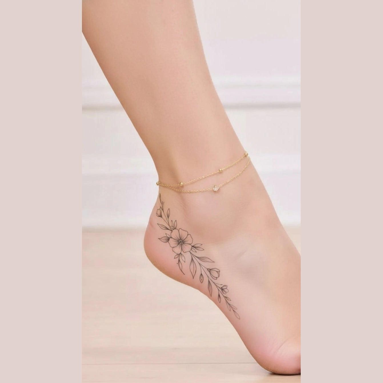 Chaîne de Pied One Strass