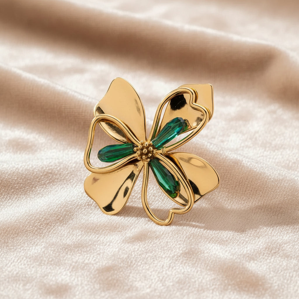 Détail bague Simone graphique perles multicolores bijou élégant ÔParis