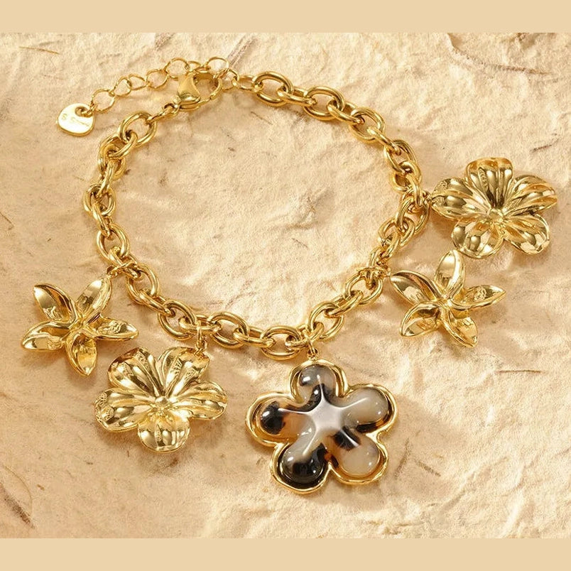 Bracelet Romy - bracelet fin acier inoxydable doré
