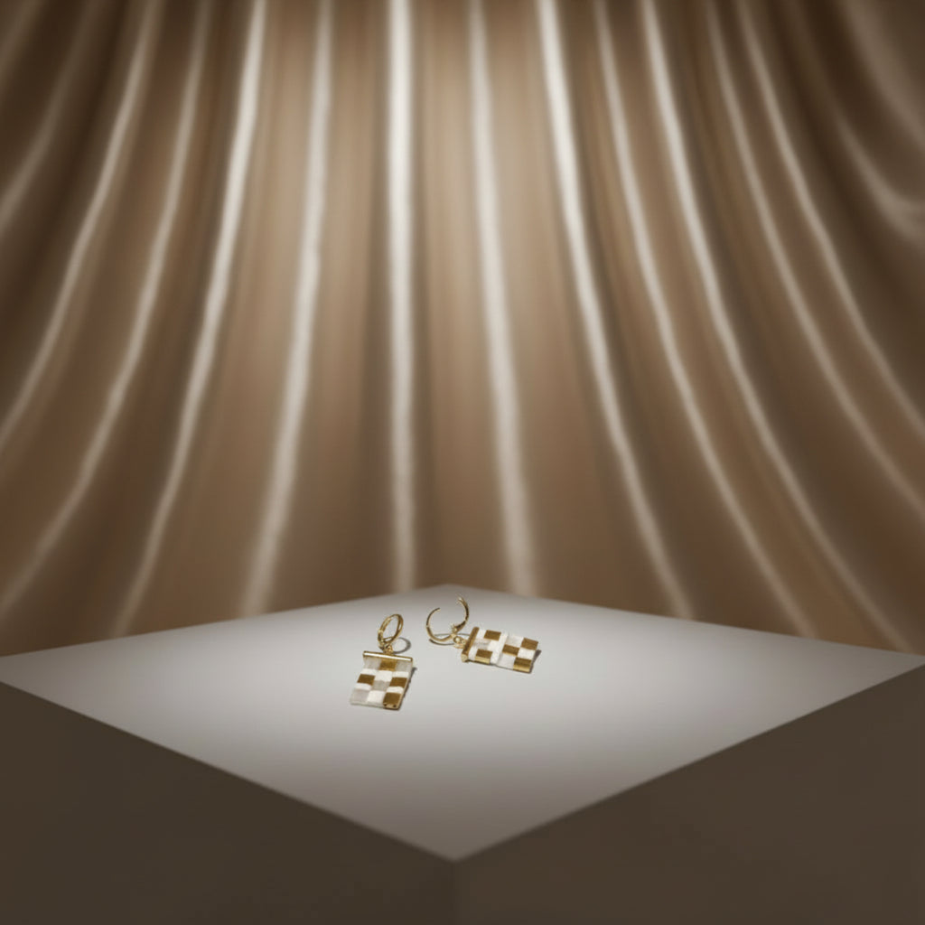 Boucles d'oreilles Miyuki Élégance ÔParis