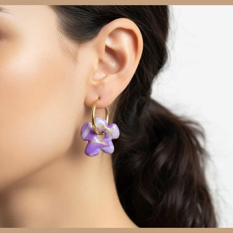 Pampilles Fleur Mauve ÔParis