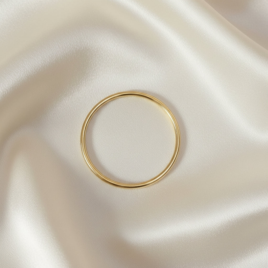 Bracelets joncs Les Jolis Joncs - collection joncs dorés acier inoxydable et résine marron ivoire fumé ÔParis
